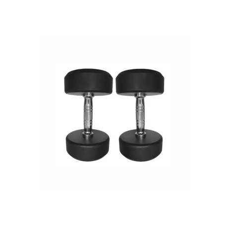 Круглые обрезиненные гантели. Ряд от 27,5 до 40 кг - Фото 2