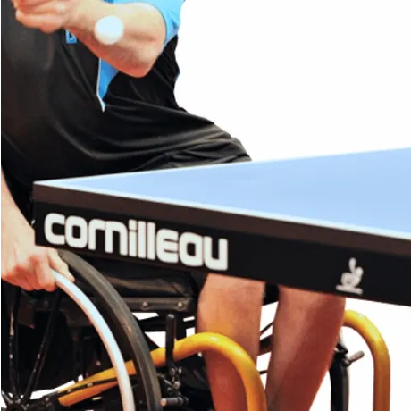 Теннисный стол складной Cornilleau COMPETITION 640 ITTF blue 22 мм - Фото 3