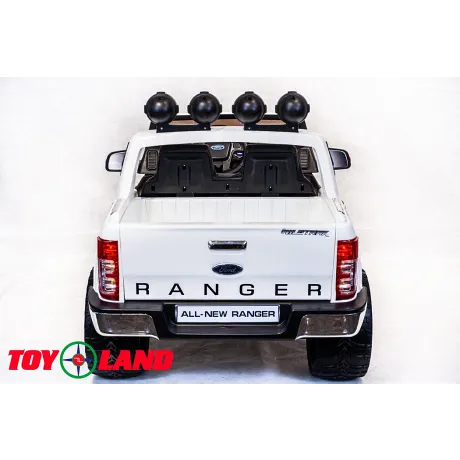 Электромобиль ToyLand Ford Ranger белый - Фото 6