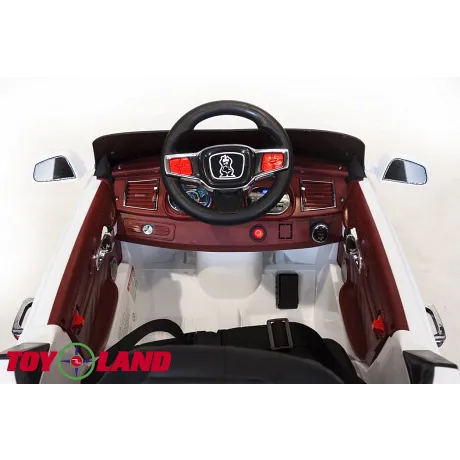 Электромобиль ToyLand BMW X6 белый - Фото 8