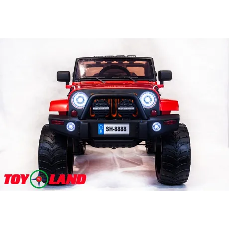 Электромобиль ToyLand Jeep SH 888 красный - Фото 2