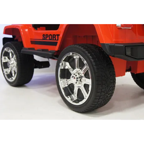 Электромобиль RiverToys JEEP T008TT (красный) - Фото 15