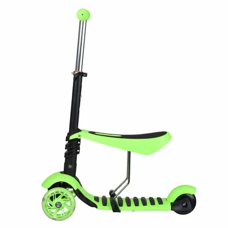 Самокат EVO Kids M-2 (3 в 1) зеленый - Фото 2