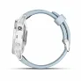 GPS-часы Garmin FENIX 5S PLUS белые с голубым ремешком - Фото 8