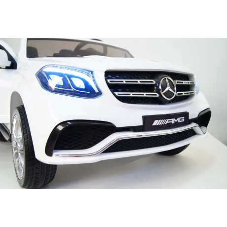 Электромобиль RiverToys Mercedes-Benz GLS63 4WD (белый) - Фото 18