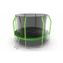 Батут с внутренней сеткой и лестницей EVO JUMP Cosmo 12ft (Green) - Фото 2