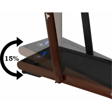 Беговая дорожка Titanium Masters Slimtech S60 COFFEE, коричневая - Фото 15