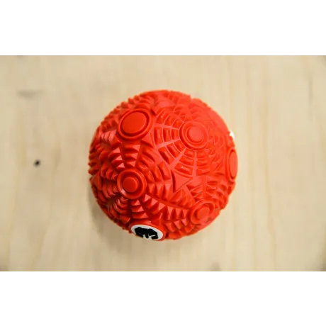 Мячик массажный Yousteel рифленый - красный - Фото 2
