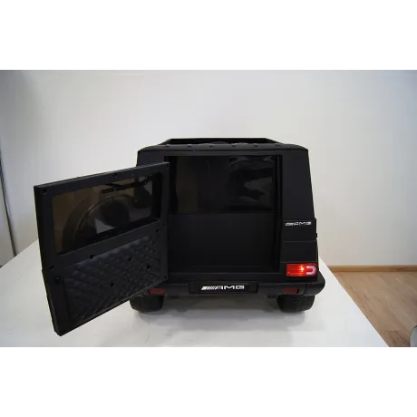 Электромобиль RiverToys Mercedes-Benz G65 AMG черный матовый - Фото 17