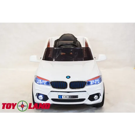 Электромобиль ToyLand BMW X5 белый - Фото 3