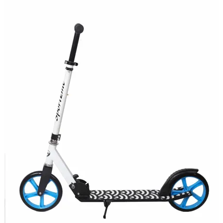 Самокат SportElite SE-310 белый/голубой - Фото 2