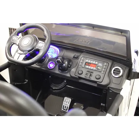 Электромобиль RiverToys Jeep A004AA-А Police - Фото 6