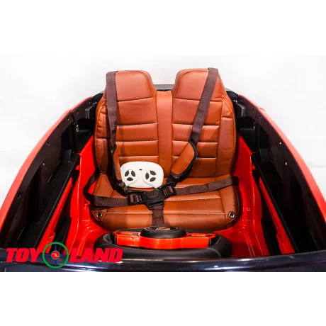 Электромобиль ToyLand Porsche Macan QLS 8588 красный - Фото 8