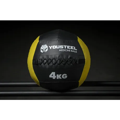 Медбол Yousteel 4 кг, со шнуровкой