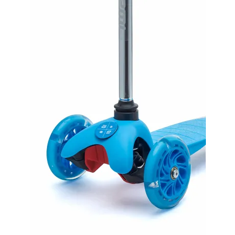 Самокат детский Atemi Baby Road колеса (118/76 мм), AKC01B, светодиоды, СИНИЙ - Фото 3
