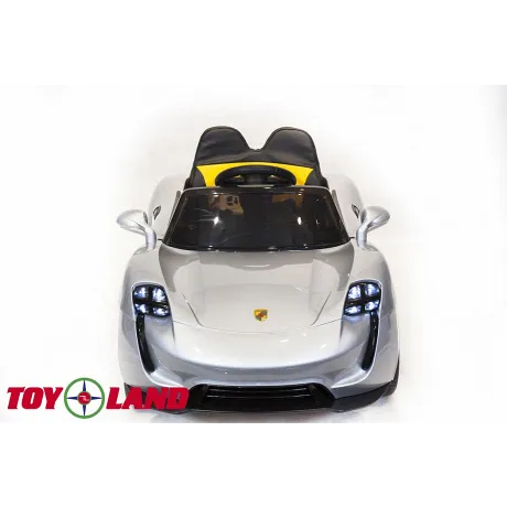 Электромобиль ToyLand Porsche Sport mini BBH 7188 серебро (краска) - Фото 3