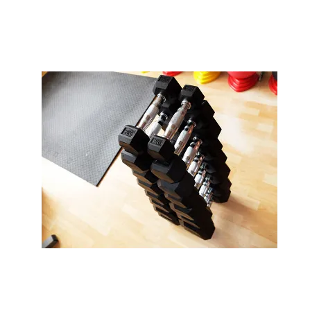 Набор гексагональных гантелей Original Fittools 10 пар от 1 до 10 кг - Фото 2