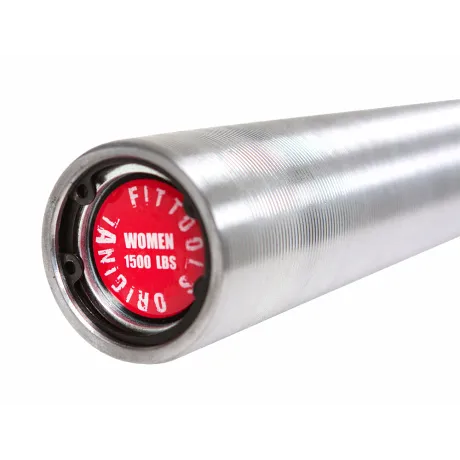 Гриф для кросс-тренинга женский олимпийский прямой Original FitTools 2010 мм, до 679 кг, с упорными подшипниками - Фото 5