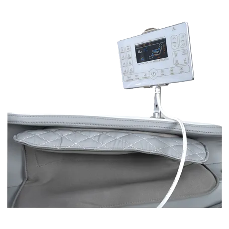 Массажное кресло Meridien Calabria (White + Grey) - Фото 9