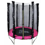 Батут Atlas Sport 140 см (4.5ft) на эластичных ремнях Pink