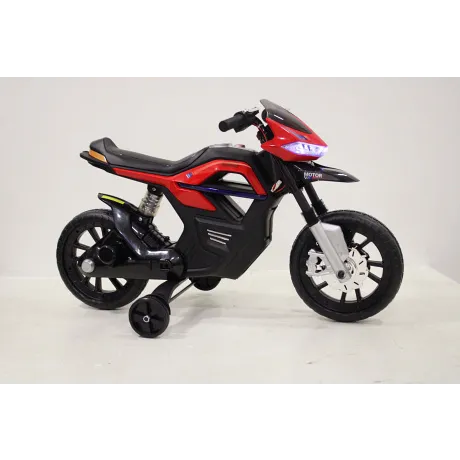 Электромотоцикл RiverToys JT5158 RED - Фото 9