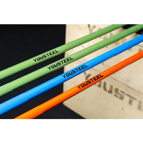 Гриф Yousteel CrossTraining Bar XF-20, BLUE - BLACK - Фото 3