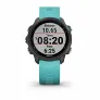 Смарт-часы с GPS Garmin FORERUNNER 245 Music черный с бирюзовым ремешком - Фото 3