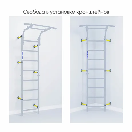 Комплекс-шведская стенка ROMANA Next Top белый прованс - Фото 12