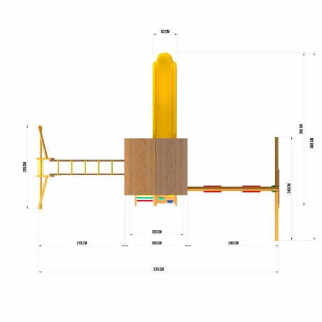 Детские городки Jungle Gym JC4 Пилатус - Фото 6