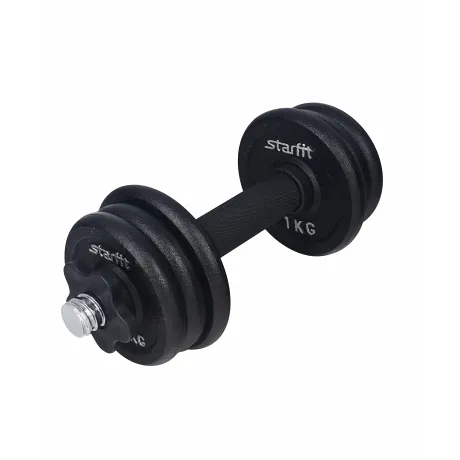 Гантель разборная чугунная Starfit DB-703, 6 кг - Фото 2