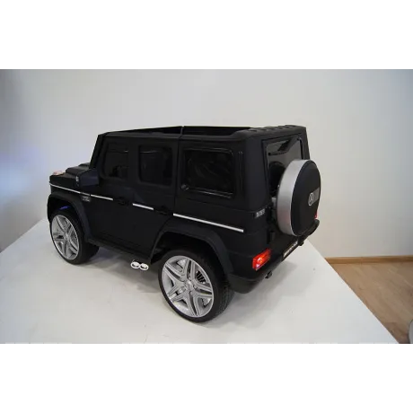Электромобиль RiverToys Mercedes-Benz G65 AMG черный матовый - Фото 18