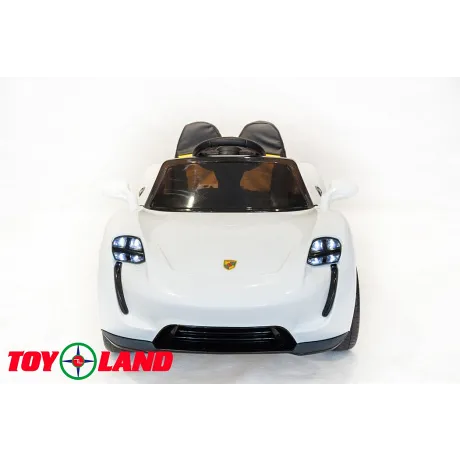 Электромобиль ToyLand Porsche Sport mini BBH 7188 белый - Фото 3