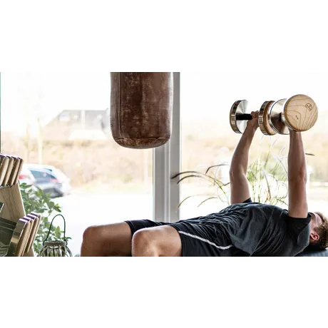 Стойка с гантелями NOHrD DumbBells Set ясень - Фото 3