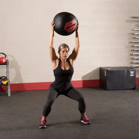 Тренировочный мяч мягкий Body Solid WALL BALL 2,7 кг (6lb) - Фото 15