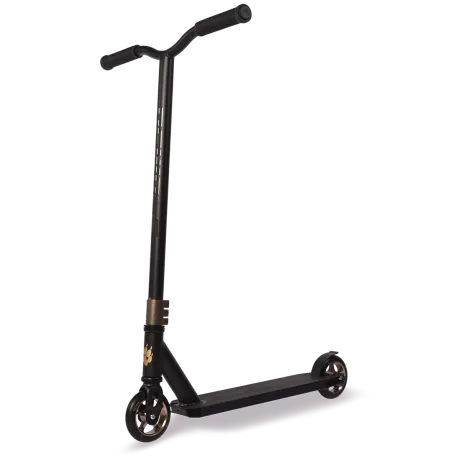 Самокат трюковый Dewolf DE SPOT 110 черно-золотой
