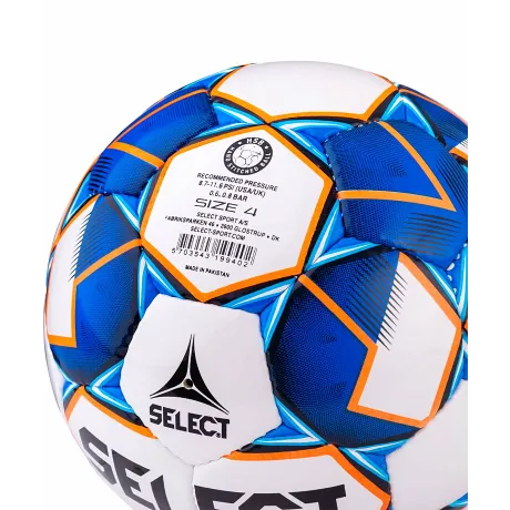 Мяч футбольный Diamond IMS 810015, №4 белый/синий/оранжевый - Фото 4