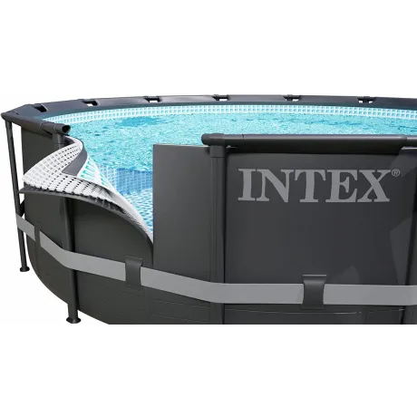 Каркасный бассейн Ultra Frame 549х132см (песочн.фил.-насос 7900л\ч, лестница, тент, подстилка), 26330 - Фото 3