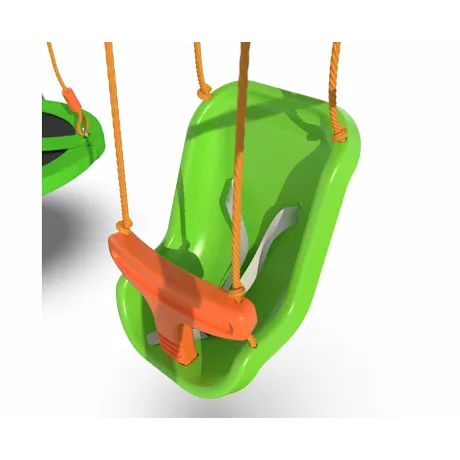 Детский комплекс DFC MULTIPLAY качели: гнездо, для малышей; горка - Фото 4