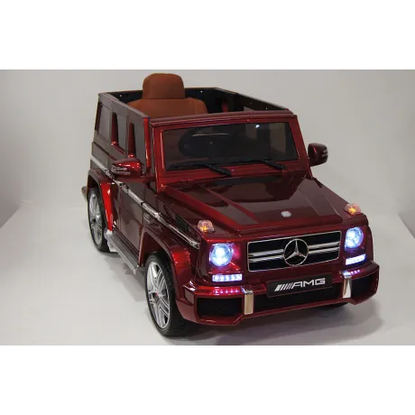 Электромобиль RiverToys Mercedes-Benz G63 T999TT (вишневый глянец)