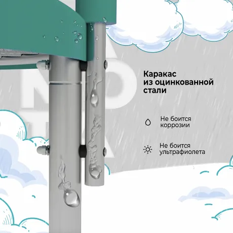 Батут Yamota SMART 366см (12ft) - Фото 3