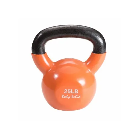 Гиря Body Solid 11,3 кг (25lb) обрезиненная оранжевая