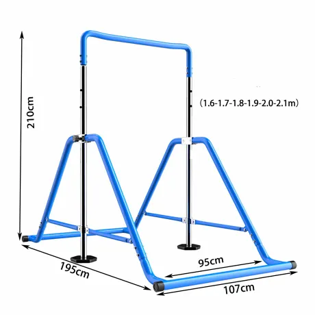 Турник для подростков DFC GA002 складной голубой - Фото 5