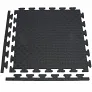 Маты - пазлы для фитнесса и тренажеров DFC 1 элемент Чёрный - Фото 3