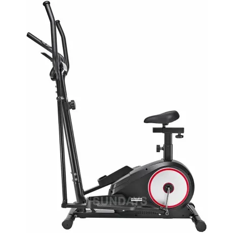 Эллипсоид-велотренажер Sundays Fitness K8508HA (черный/красный) - Фото 4