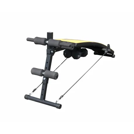 Скамья для пресса DFC гантели, эспандеры D102RY - Фото 6