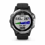 Мультиспортивные часы Garmin FENIX 5 PLUS серебристый с черным ремешком - Фото 6