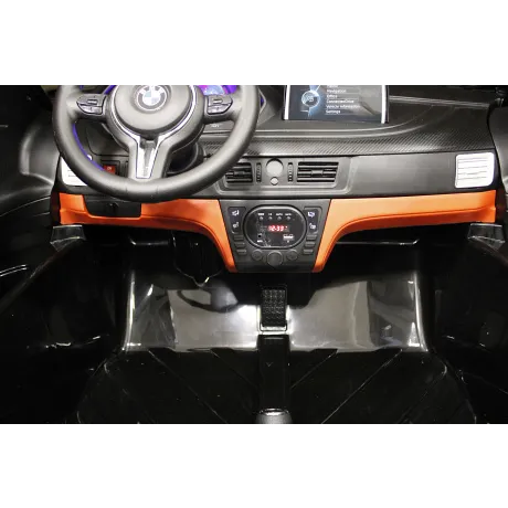 Электромобиль RiverToys BMW-X6-M-JJ2168 (черный глянцевый) - Фото 9