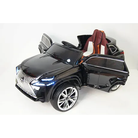 Электромобиль RiverToys Lexus Е111КХ BLACK-GLANEC - Фото 9