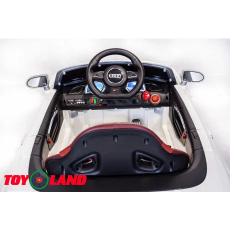 Электромобиль ToyLand Audi RS 5 белый - Фото 7