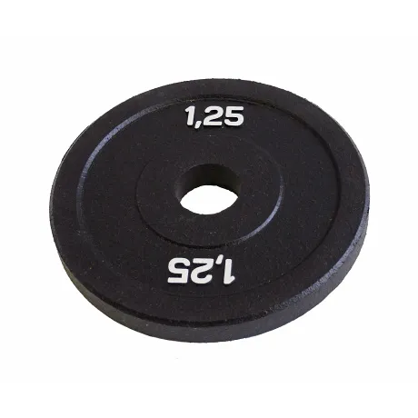 Диск бамперный OriginalFitTools 1,25 кг (черный) - Фото 2